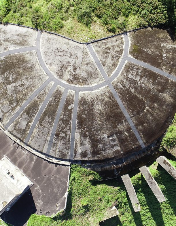 La coupole extérieure d'Helfaut près de Saint-Omer